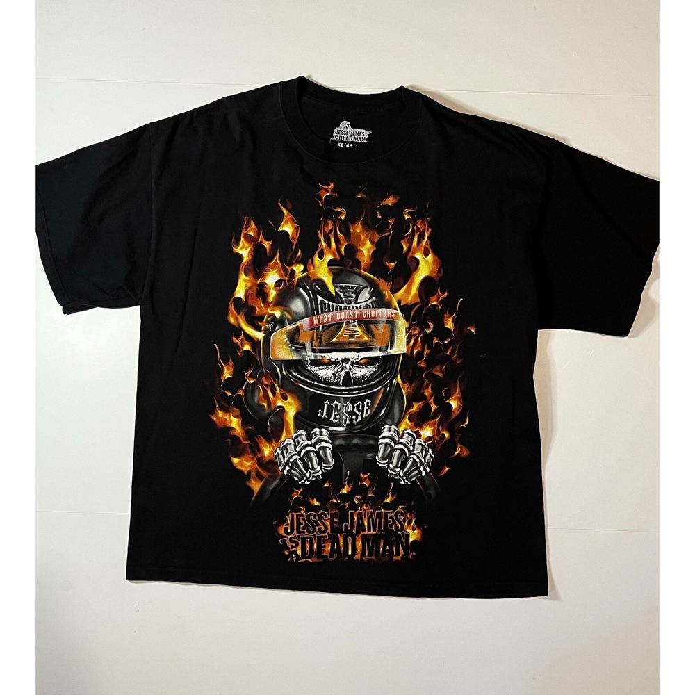 West Coast Choppers Tshirt Jesse James Deadman  Size XL